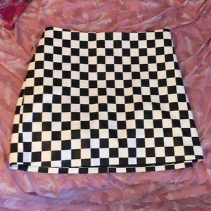 Checkered Skirt 3X